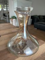 schöne Glaskaraffe Balestri Kristallglas Vintage
