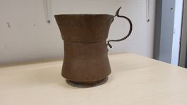 Antike Kupferkruse, Vintage Krug, rustikal, Herbstdeko