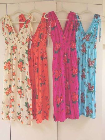Gr. S/M: 4x Neues Sommerkleid / Strandkleid / Maxikleid