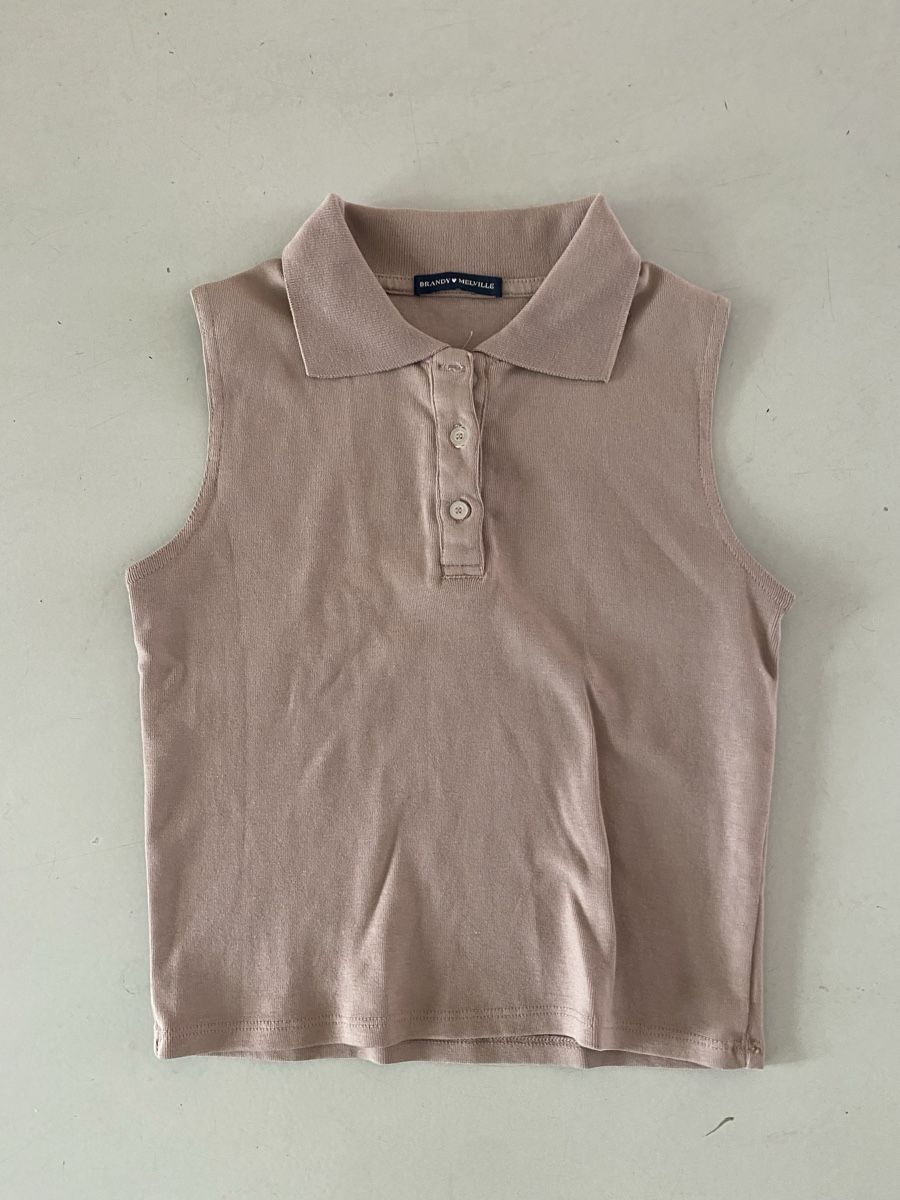 Brandy Melville Top: Oberteil Brandy Mellville rosa – Usato da Basel venduto da riesther