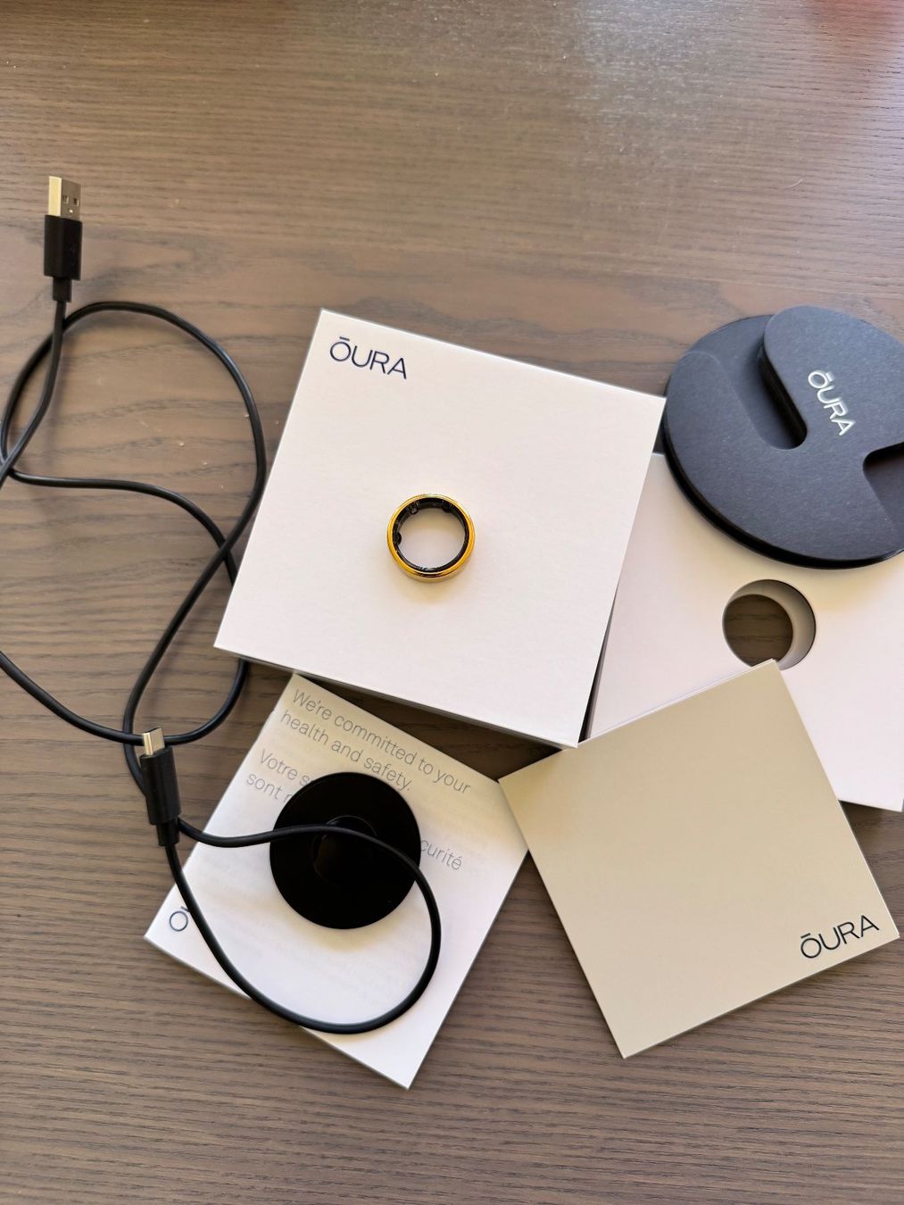 Oura Ringe: Oura Gesundheitsring, Generation 3, Grösse 10, gold – Gebraucht aus Hedingen von nixliz15 3