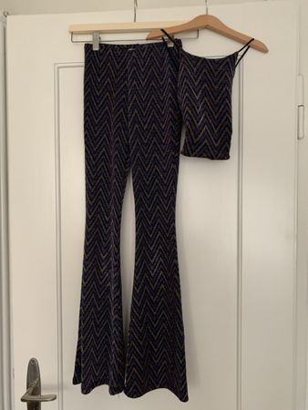 Glitzer Disco 90’s Hippie 60’ s set festival outfit