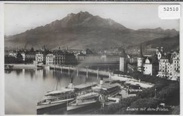 Luzern - Hafen - Dampfschiffe