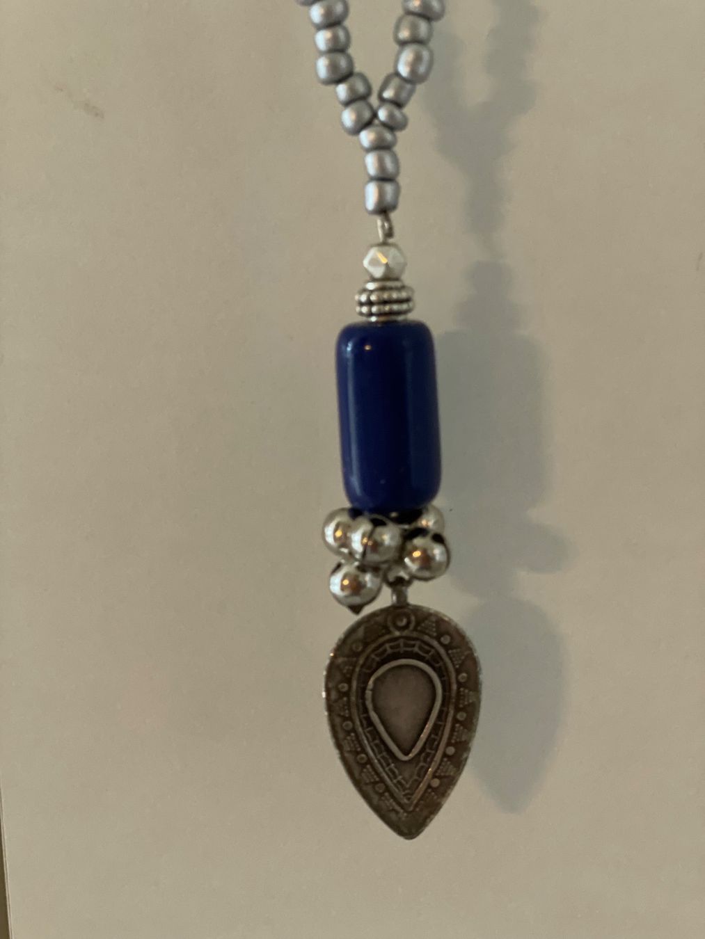 Catenine: Collier long couleur argent Indian style – Nuovo (secondo la descrizione) da Pully venduto da kaba07 3
