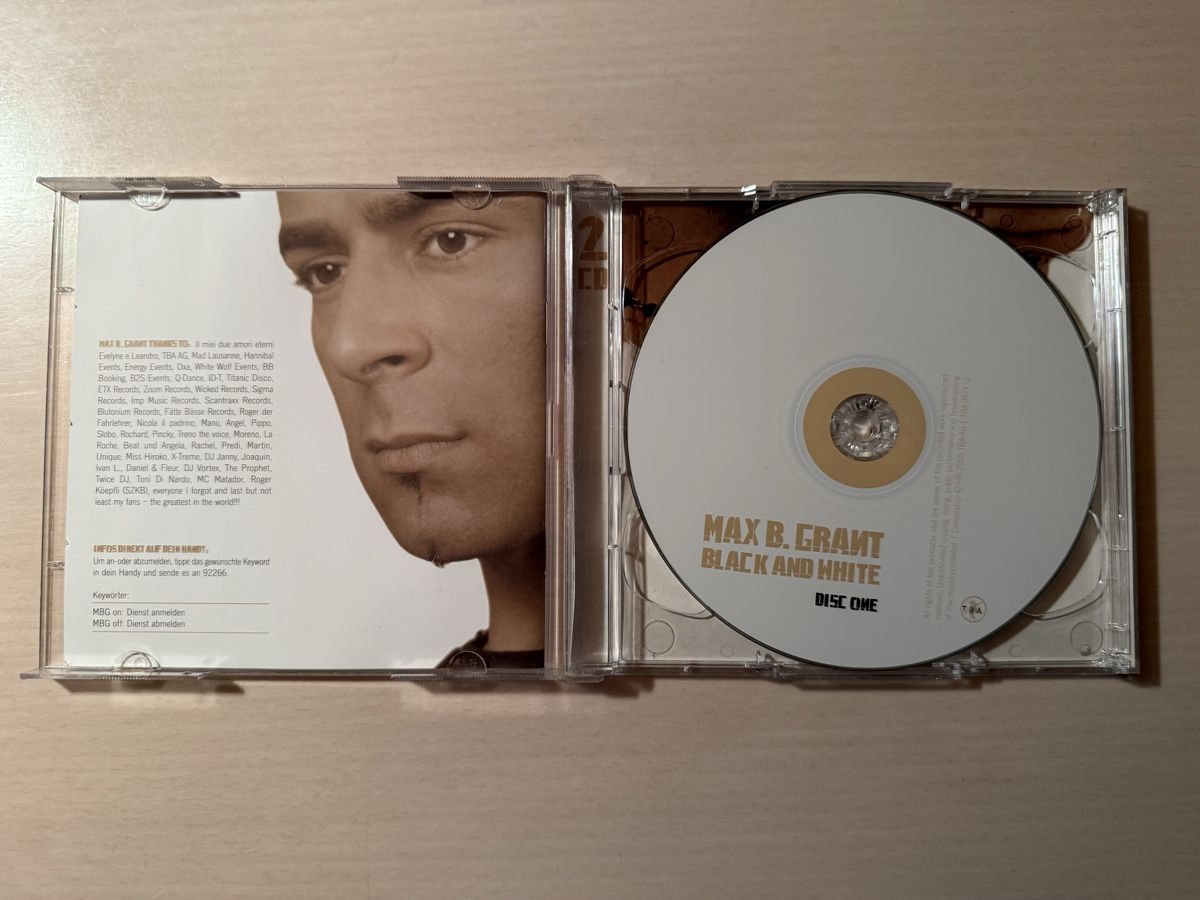CD: Max B. Grant 2CD - Black and Hhite – Usato da Oberried Brienz venduto da Chyara 2