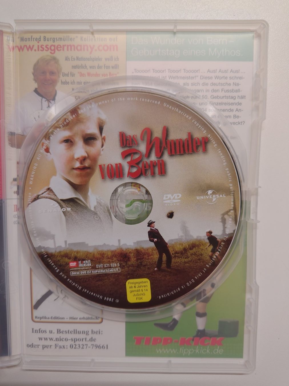 Tutti i DVDs: Das Wunder von Bern – Usato da Liestal venduto da Kratzilla 1