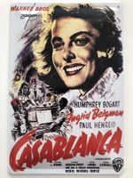 Blechschild-CASABLANCA-HUMPHREY BOGART