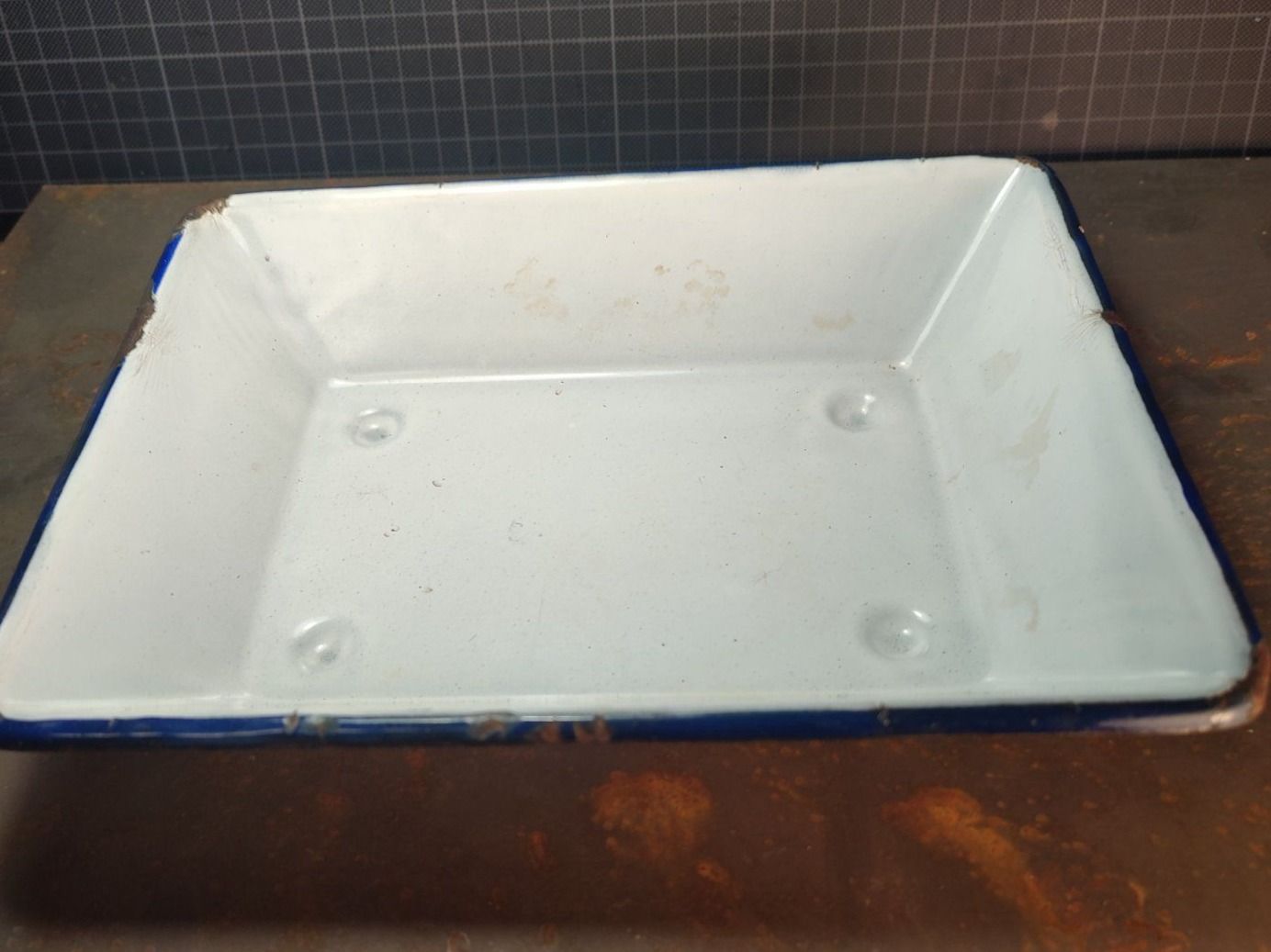 Ciotole: Wunderschöne alte Spital Schale EMAILIERT – Usato da Gelterkinden venduto da MYSTOREFORYOU4460