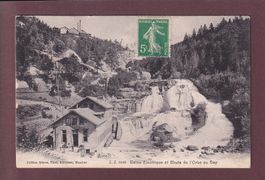 Vallorbe - Chute de l'ORBE au DAY - Usine électrique - 1913