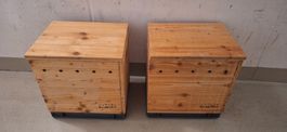 2 x Wurmkiste aus Holz, 40x31x 45cm (L x B x H)