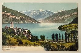 Ansichtskarte: Spiez und Thunersee