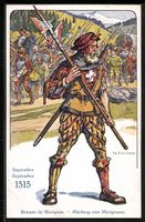 sign. Ed. Elzingre: Schweizer Soldat im 