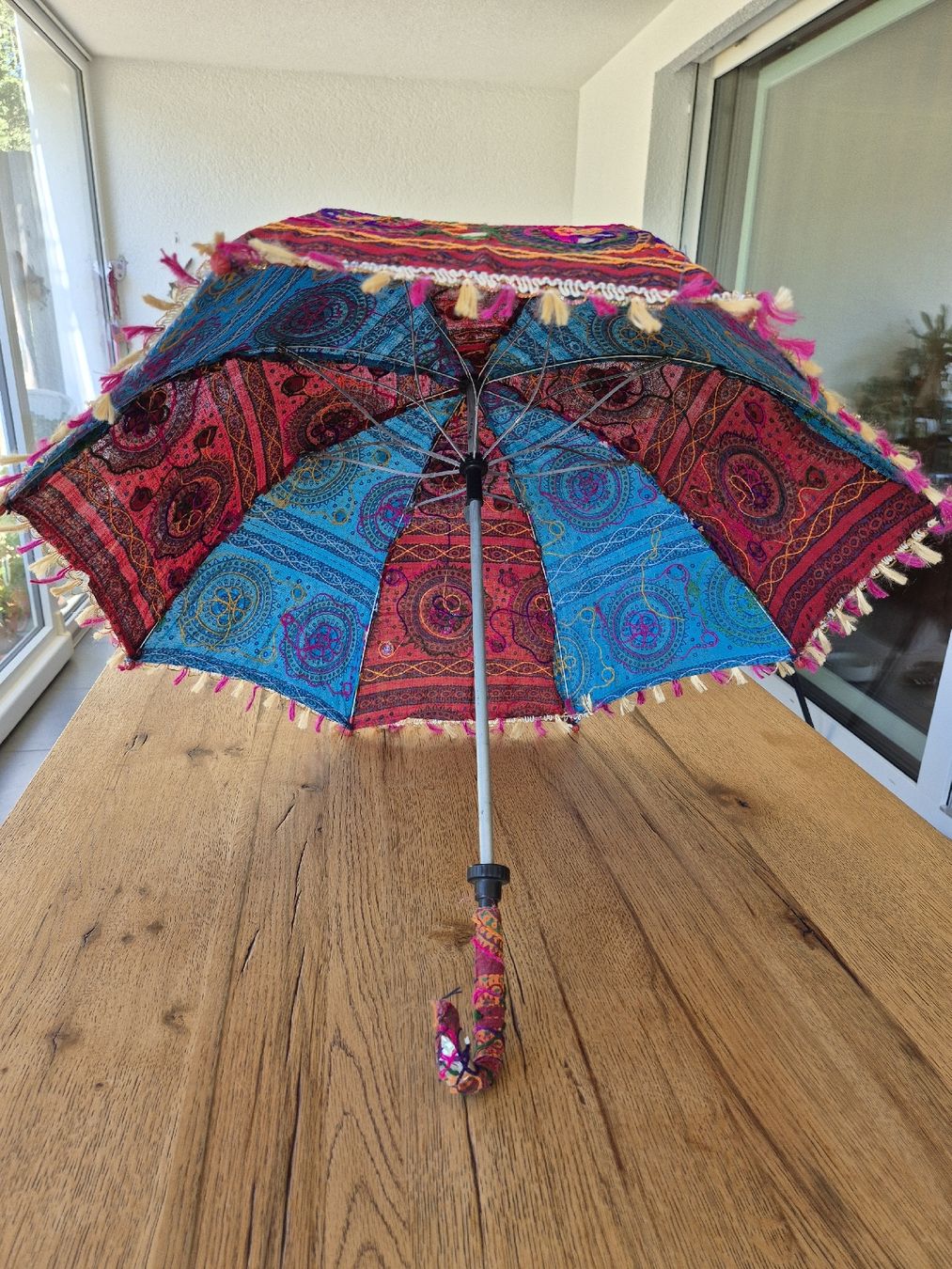 Parasols: Sonnenschirm bunt verziert – D'occasion à Weinfelden par lyd_72sg 1