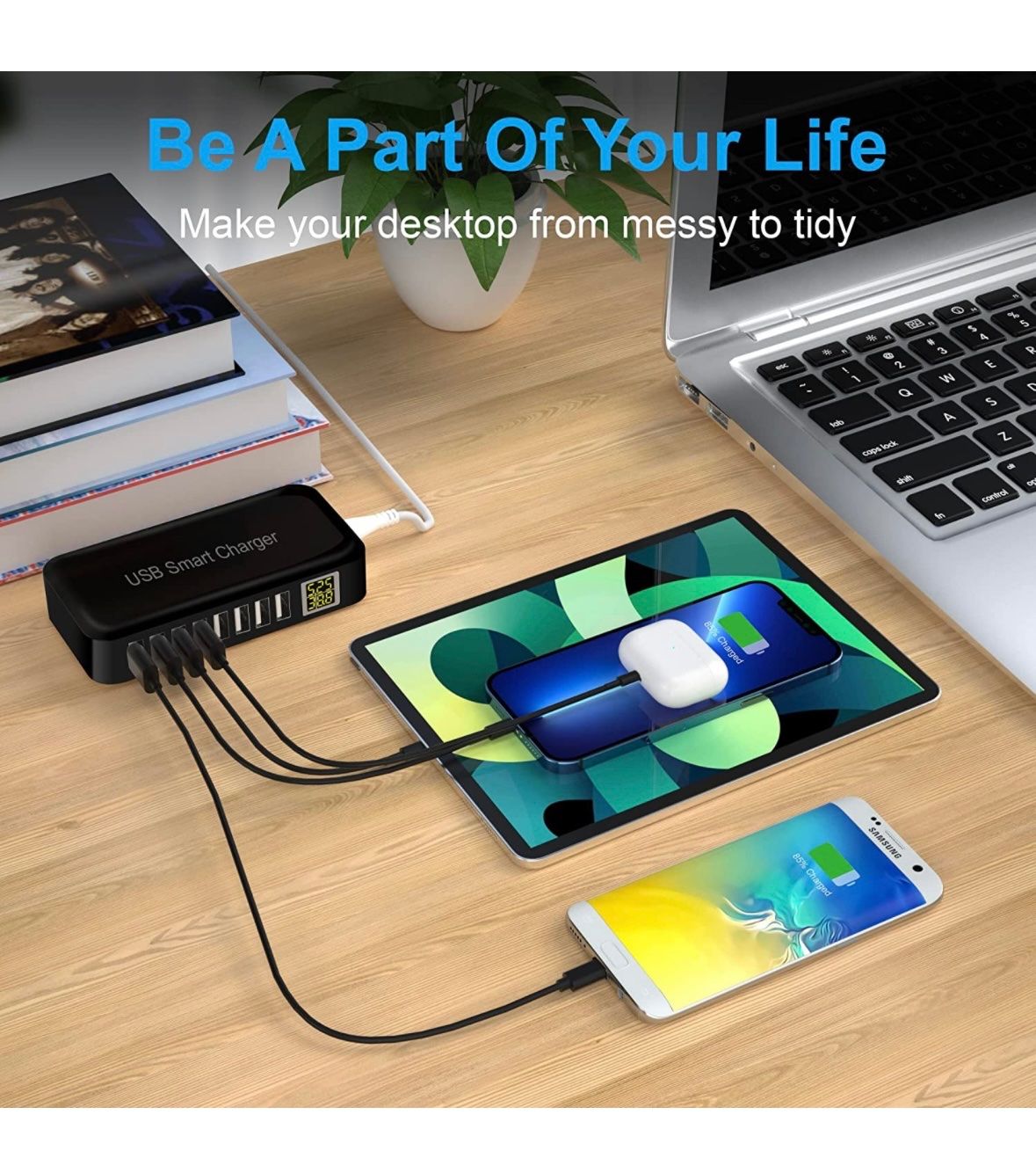 Docking station: Ladestation Mehrere Geräte mit LED Bildschirm, USB – Nuovo e nell'imballaggio originale da Nuglar venduto da SaleRitter 5