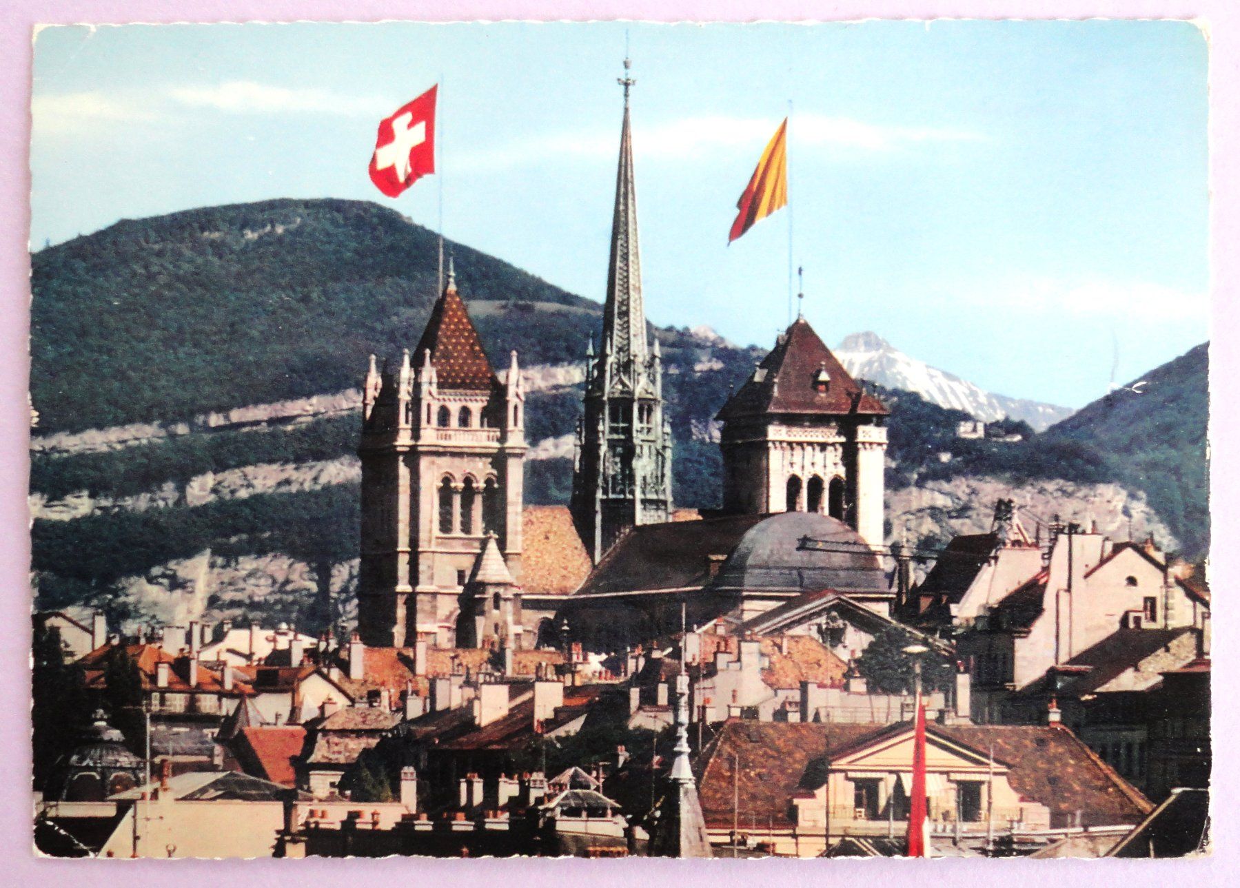 Ansichtskarten: Genève - La Cathédrale St-Pierre – Defekt aus Fétigny von Billy2miny