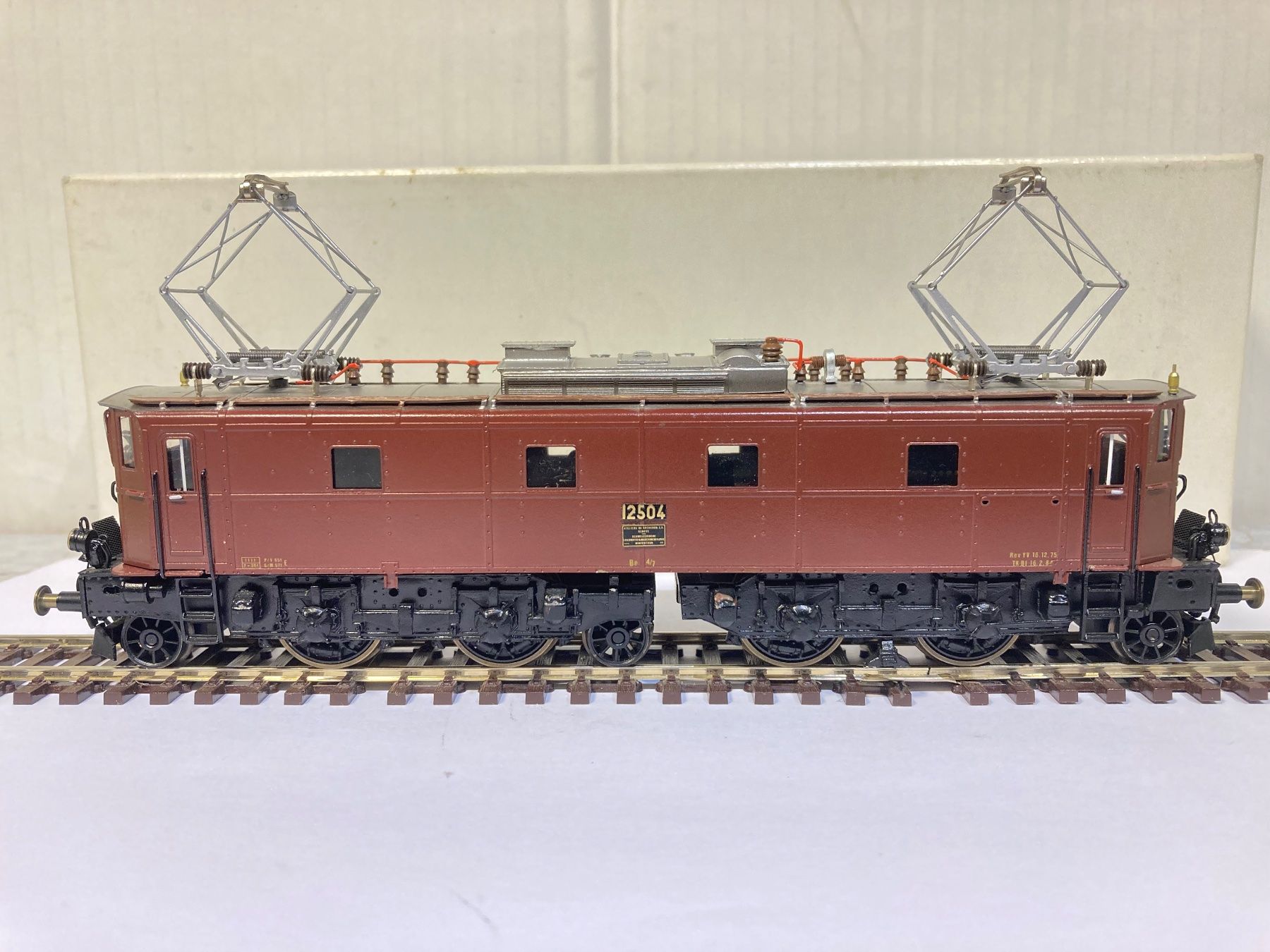 Morep Historische Lok SBB Be 4/7 12504 Messing HO Analog (Gebraucht) in ...