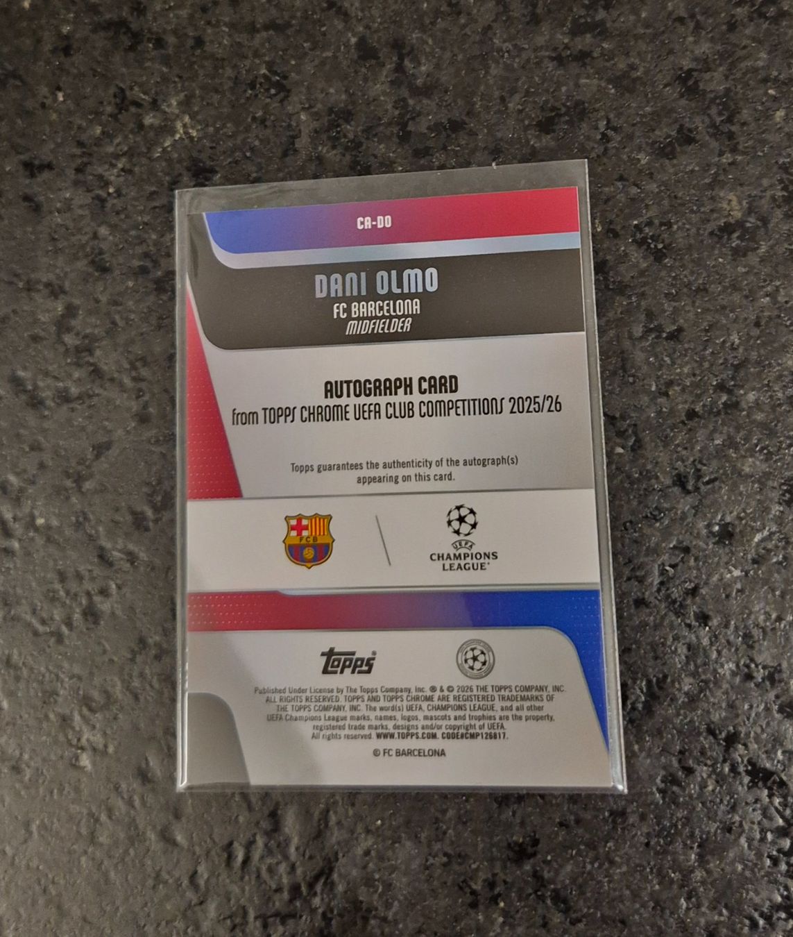 Topps Carte collezionabili: Dani Olmo /250 Autogramm - Barcelona - Topps – Nuovo (secondo la descrizione) da Burg AG venduto da Danoe 1
