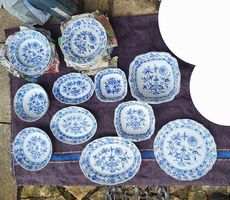 Meissen Original Zwiebelmuster kobaltblau Gedeck 23 tlg.
