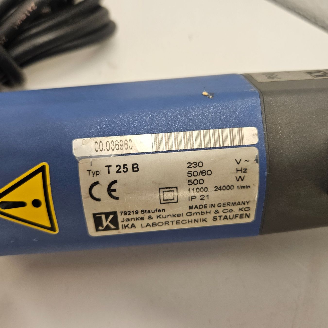 Accessori da laboratorio: IKA ULTRA TURRAX T25 – Usato da Niederdorf venduto da LeptonAG_Labor 2
