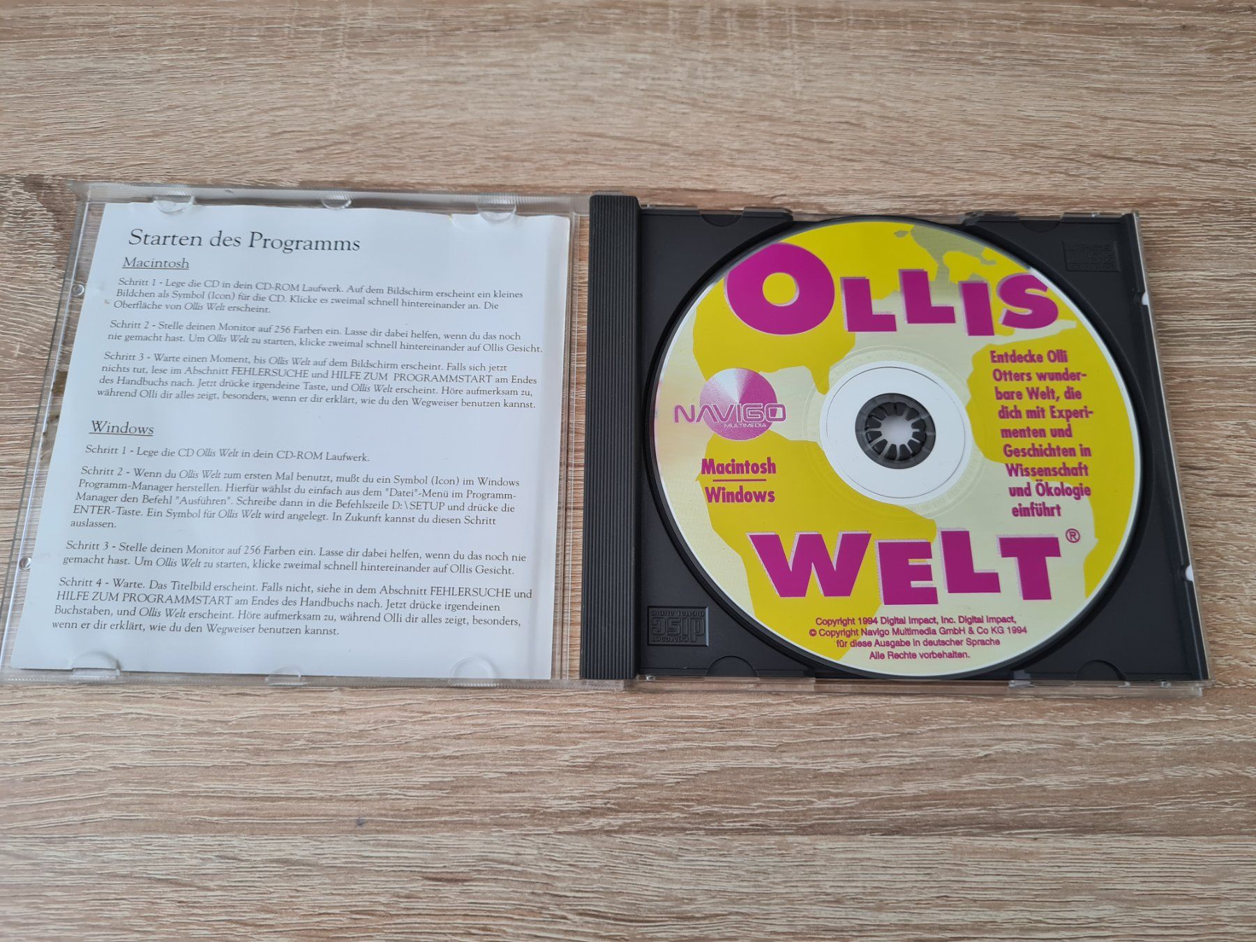 Giochi: Ollis Welt (German Cover) - PC – Usato da Carouge GE venduto da Gasco 2