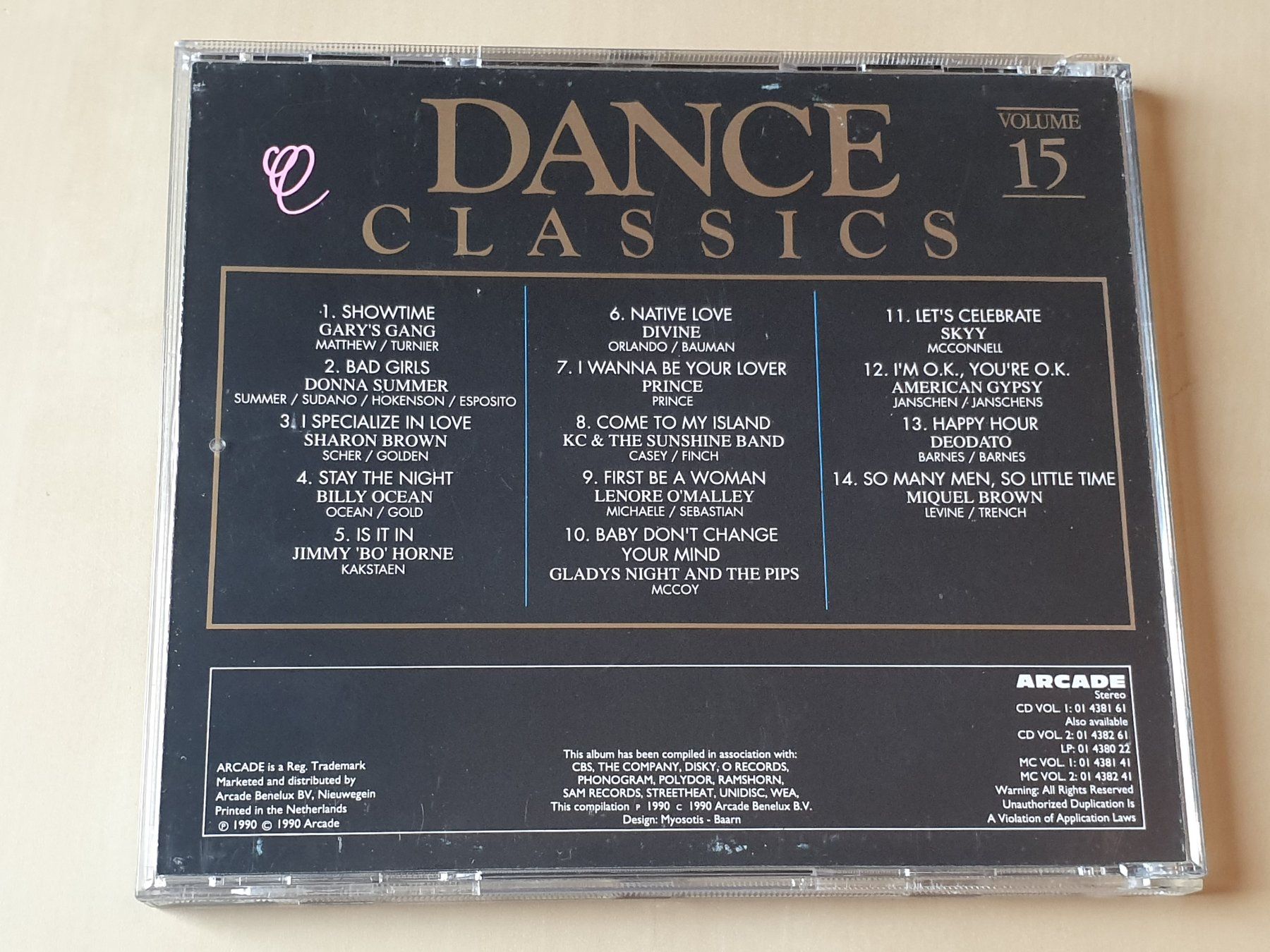 CD: Dance Classics Vol. 15 – Usato da Stansstad venduto da collectorsshop 1