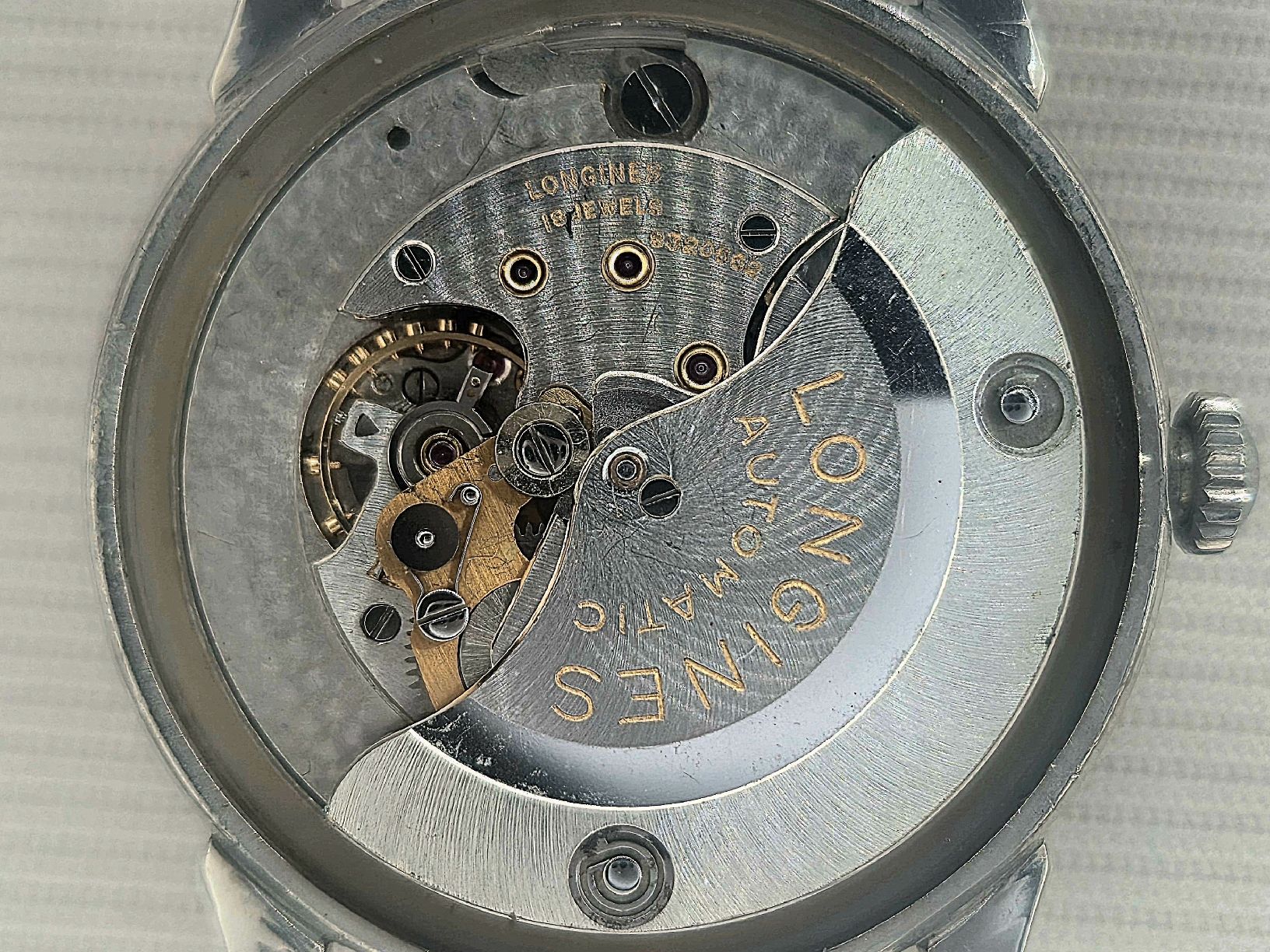 Longines Orologi: Rare Longines 22A- two-tone black -oversize - RÉVISÉE+écrin – Usato da Genève venduto da Adrian2892 8