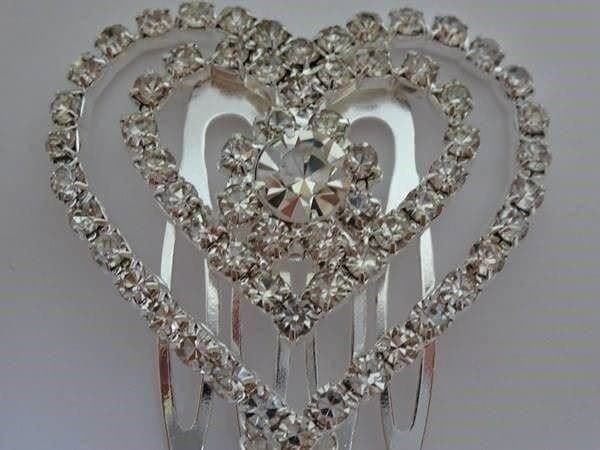 Accessori per capelli: Neu: Haarschmuck mit echtem Strass – Nuovo (secondo la descrizione) da Zofingen venduto da Justizia_01 5