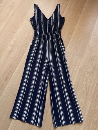 Jumpsuit LASCANA Streifen blau/weiss Grösse 34/36