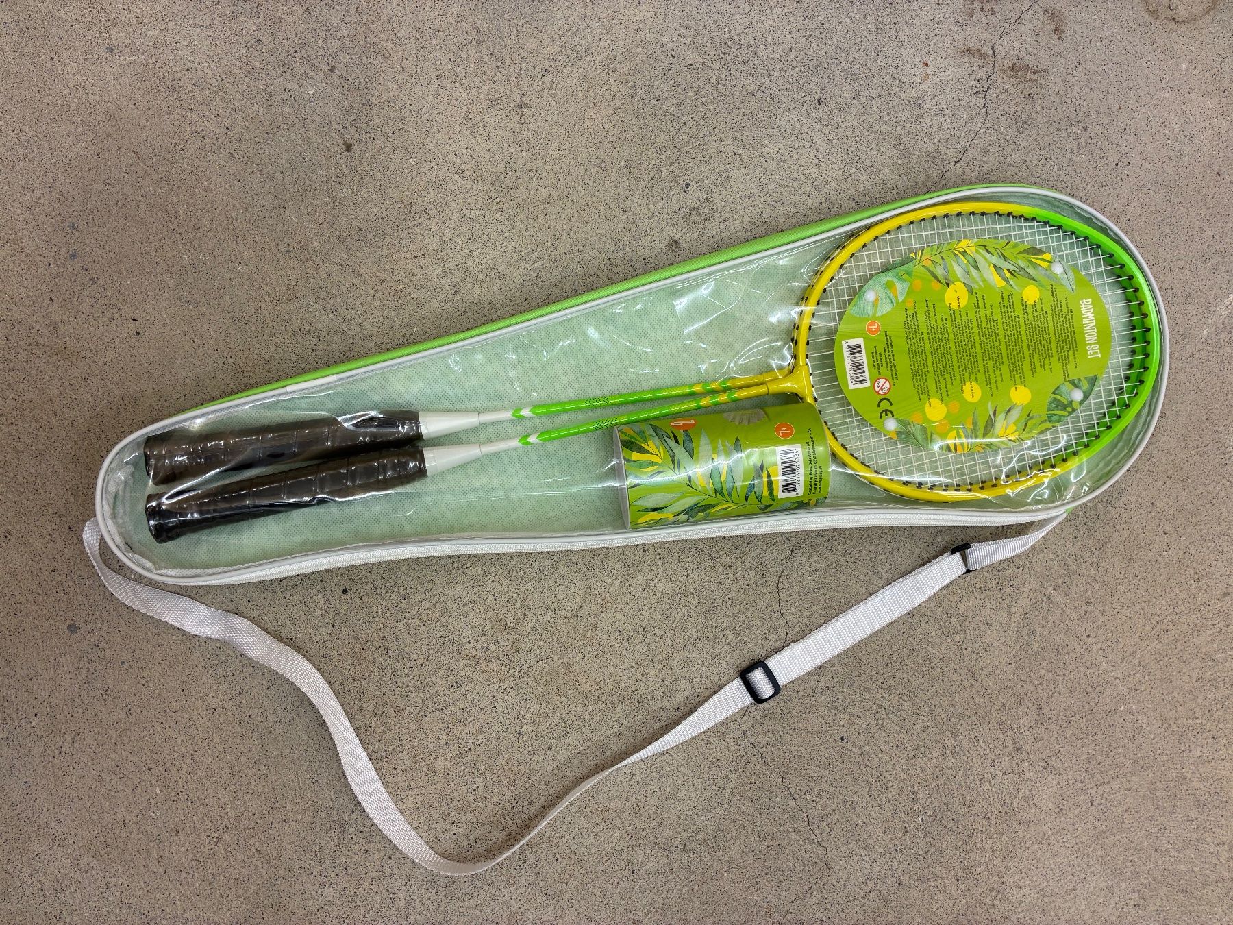 Racchette: Badminton-Set (2 Schläger + Shuttles) – Nuovo e nell'imballaggio originale da Zürich venduto da leGrenat 1