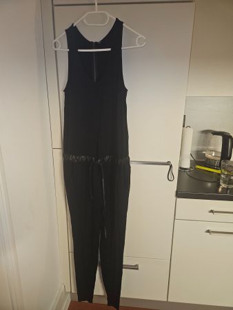 Benetton Jumpsuit schwarz ohne Grösse (S?)
