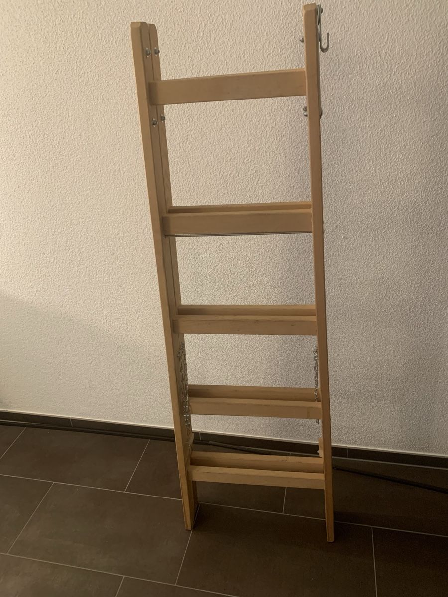 Scale: Holz Leiter mit 5 Sprossen gebraucht – Usato da Baar venduto da thats4you