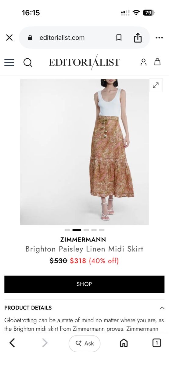Zimmermann Jupes: Zimmermann Rock 36 – D'occasion à Wallisellen par littlesnail 1