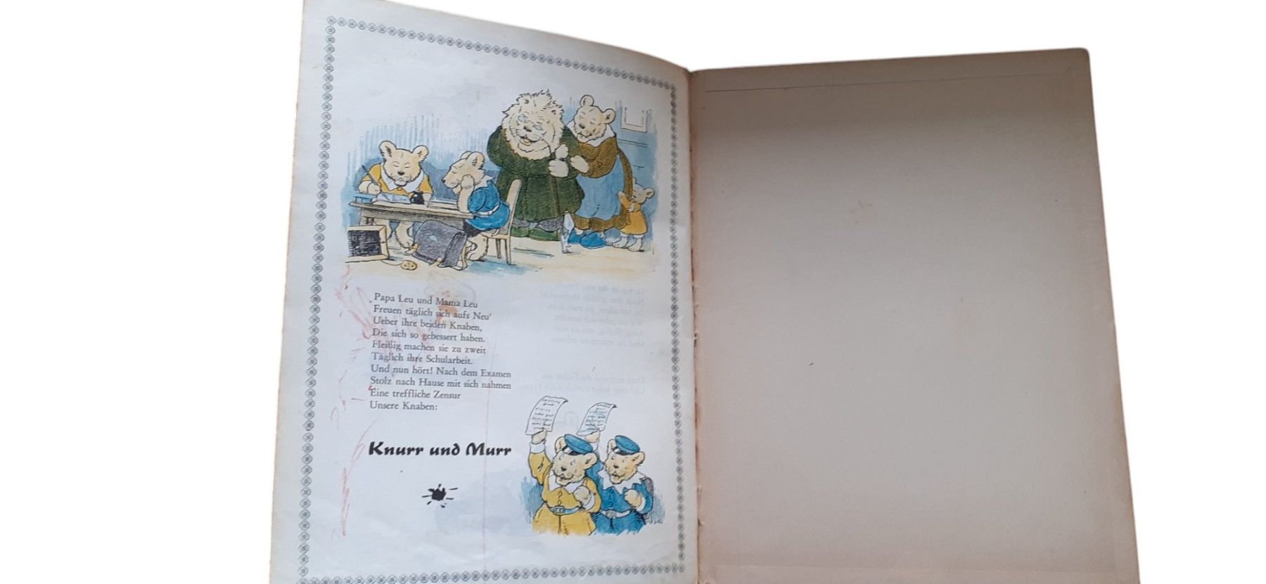 Bücher: antikes Kinderbuch Knurr und Murr – Gebraucht aus Mörschwil von lindaswunderkiste 8