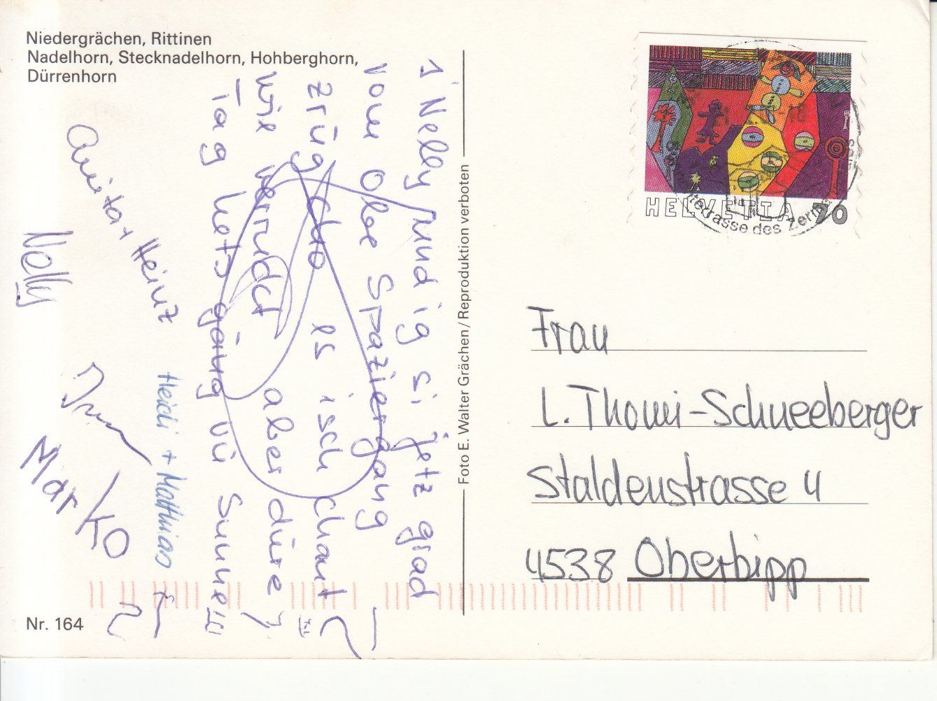Cartoline postali: Niedergrächen 2000 – Usato da Bürglen TG venduto da StampGraf 1