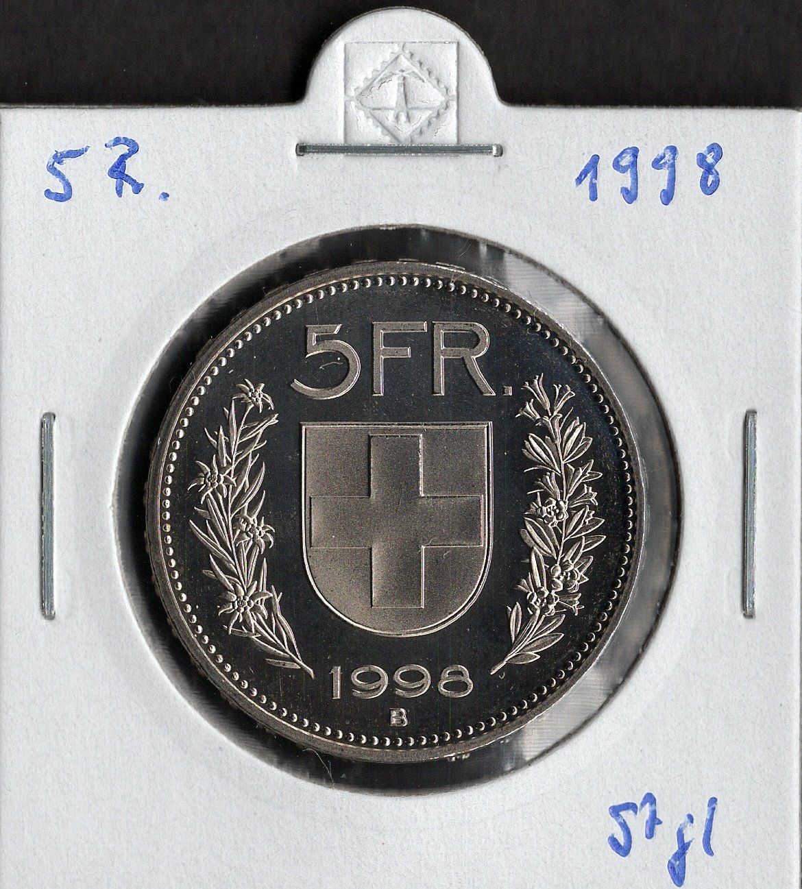 Tutti le monete: 5 Franken 1998 stgl. – Nuovo (secondo la descrizione) da Alpnach Dorf venduto da Colibri126