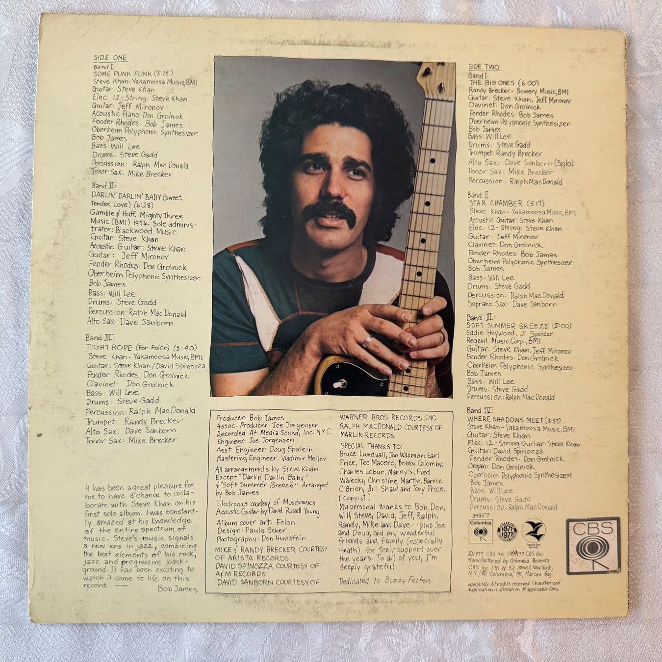 Dischi in vinile: STEVE KHAN - NIGHTTROPE – Usato da Zürich venduto da fehlton 1