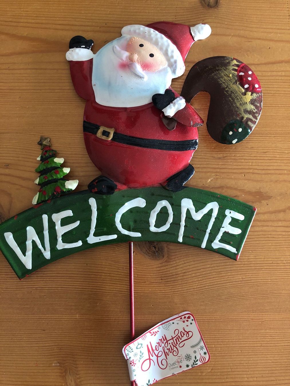 Tutte le decorazioni: Weihnachtsdeko Nikolaus mit Willkommensschild – Nuovo (secondo la descrizione) da Bellinzona venduto da eri_5kqz