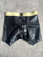 Simon O. Latex Shorts S Chloriert