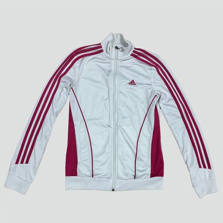 Adidas streetwear style track jacket in white