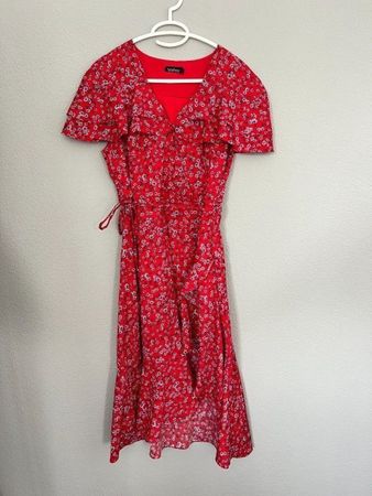 rotes Boohoo Kleid, Size 36