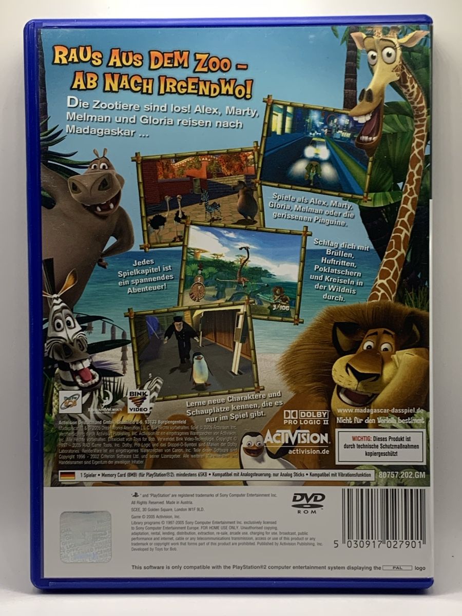 Sony Jeux: Madagascar - PS2 - DE – D'occasion à Ostermundigen par RG-Collector 1