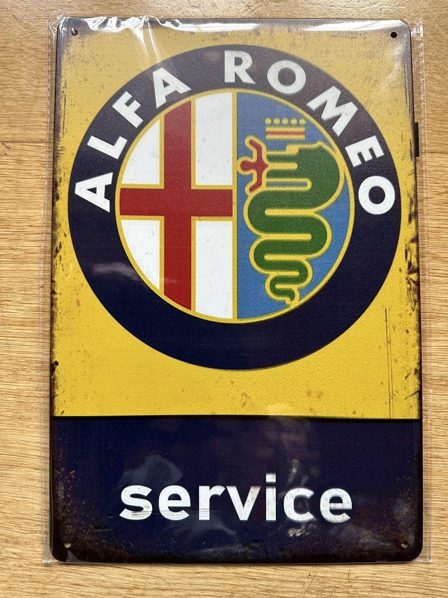 Insegne: Alfa Romeo Italia Service  – Nuovo (secondo la descrizione) da Reinach AG venduto da rares75