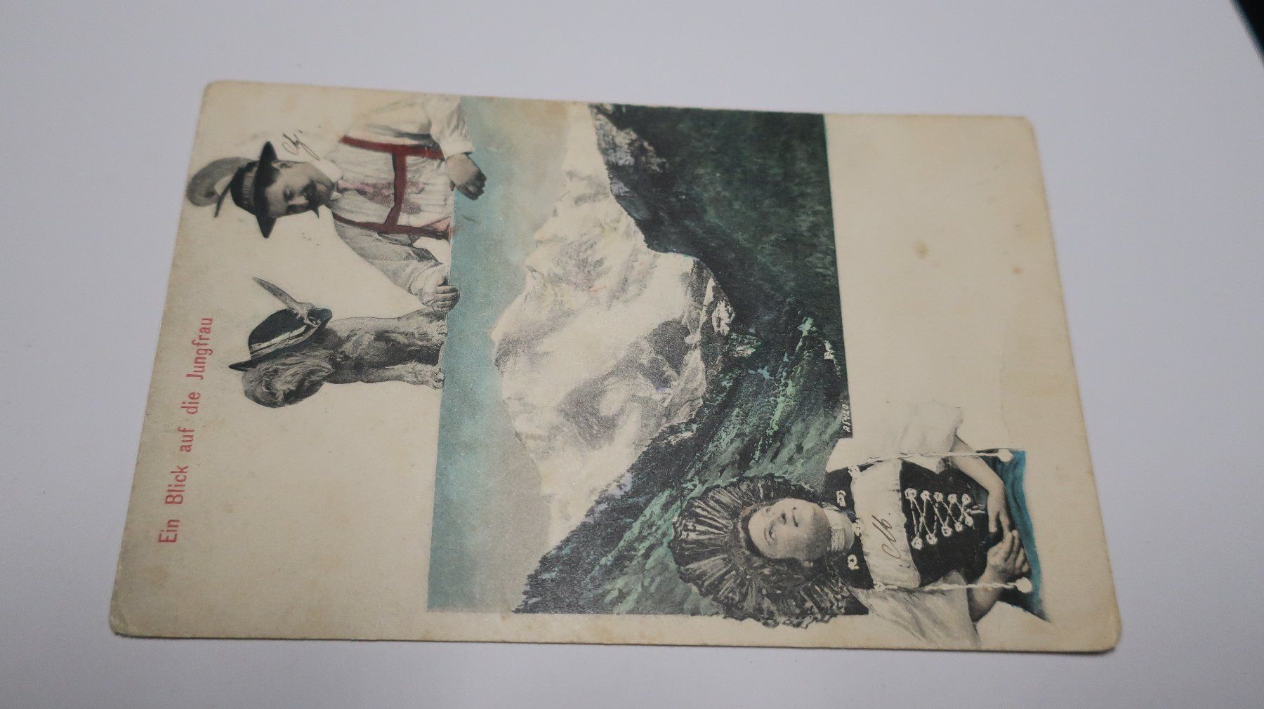 Ansichtskarten: Ein Blick auf die Jungfrau 1905 – Gebraucht aus Cormoret von Pascalll2001 1