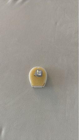 Funkelnder Cocktailring, Silber mit grossem Zirkonia Stein
