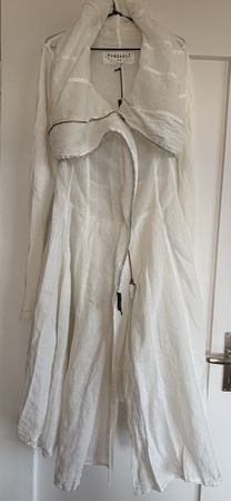 Rundholz Dip Voile Zip Dress, Size S, Birch