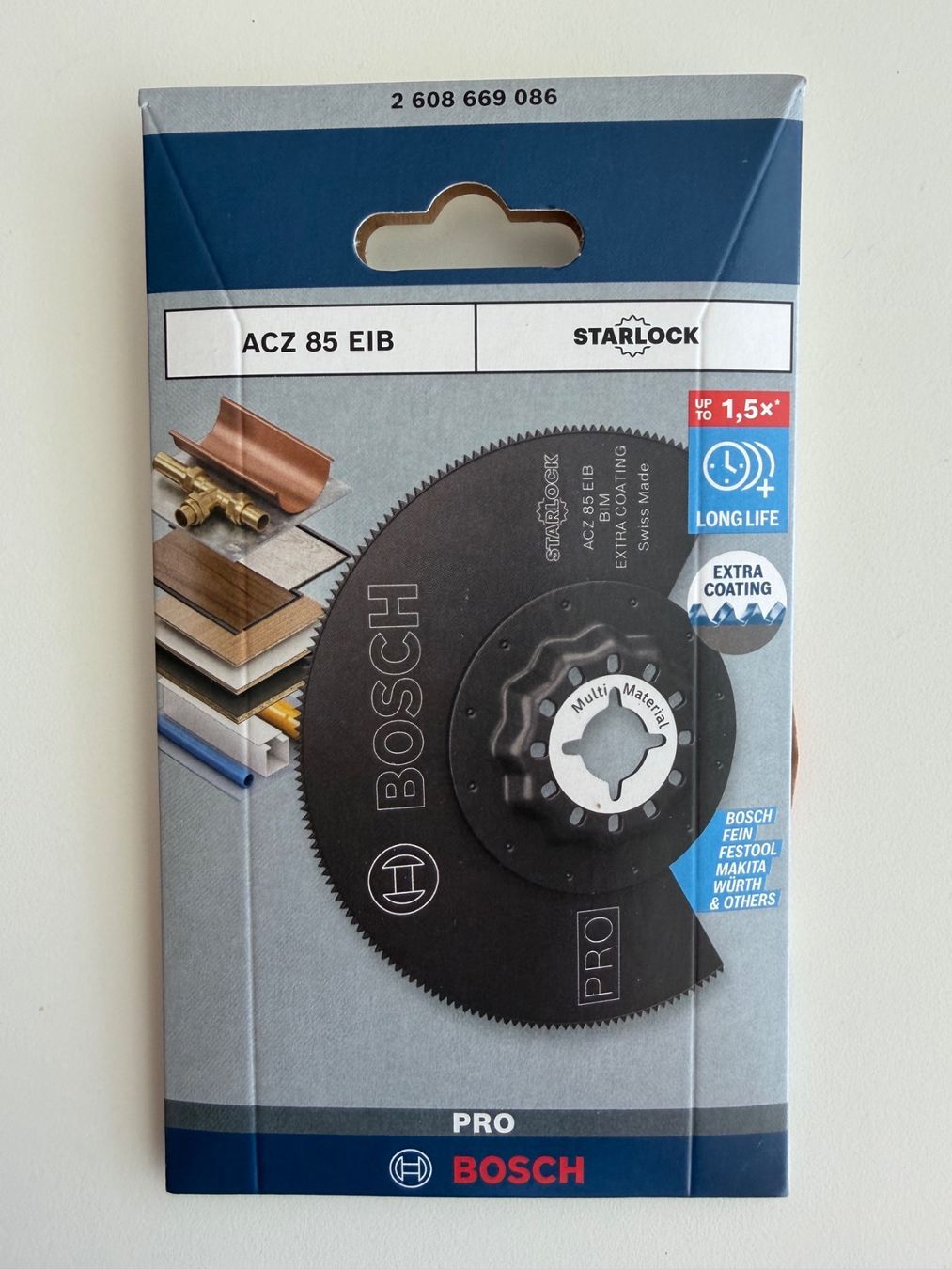 Bosch Alle Werkzeuge: Bosch Starlock Lame segment PRO ACZ 85 EIB – Neu und originalverpackt aus St-Gingolph von GoldenKeys