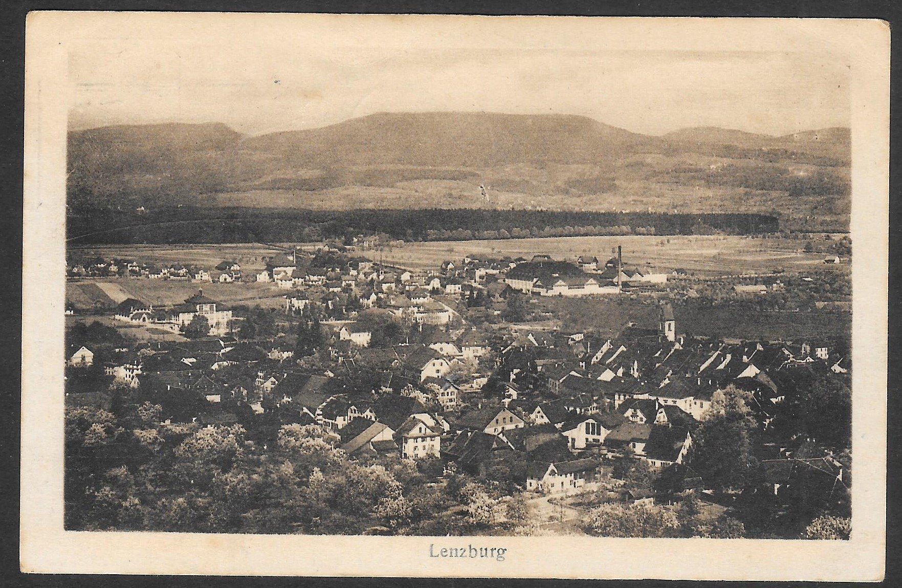 Cartes postales: Lenzburg Gesamtansicht – D'occasion à Olten par clotaldi