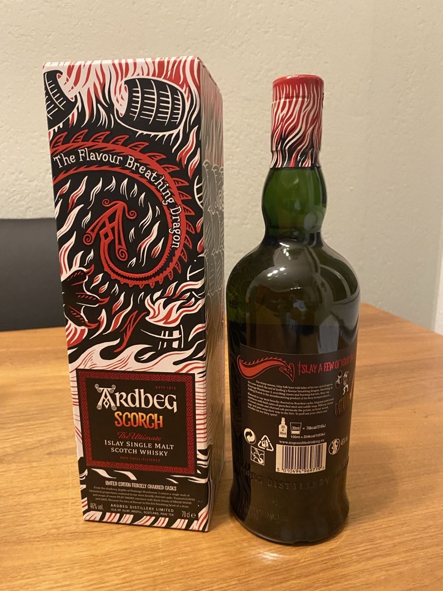 Ardbeg Spirituosen: Whisky Ardbeg Scorch – Neu und originalverpackt aus St.Gallen von Design04 1