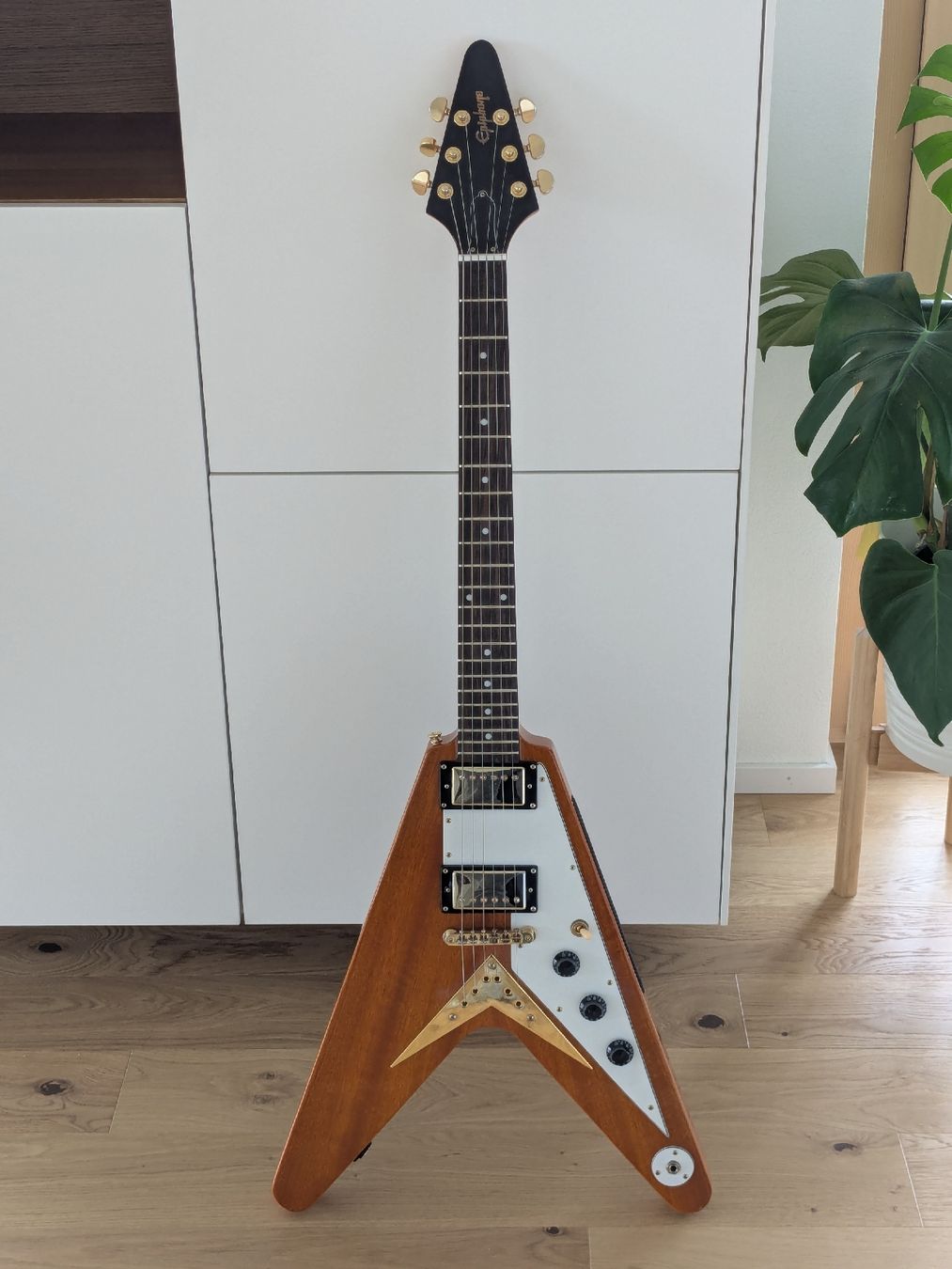 Epiphone Instruments de musique: EPIPHONE e-Gitarre Flying V Korina – D'occasion à Zürich par dan_c6pz 1