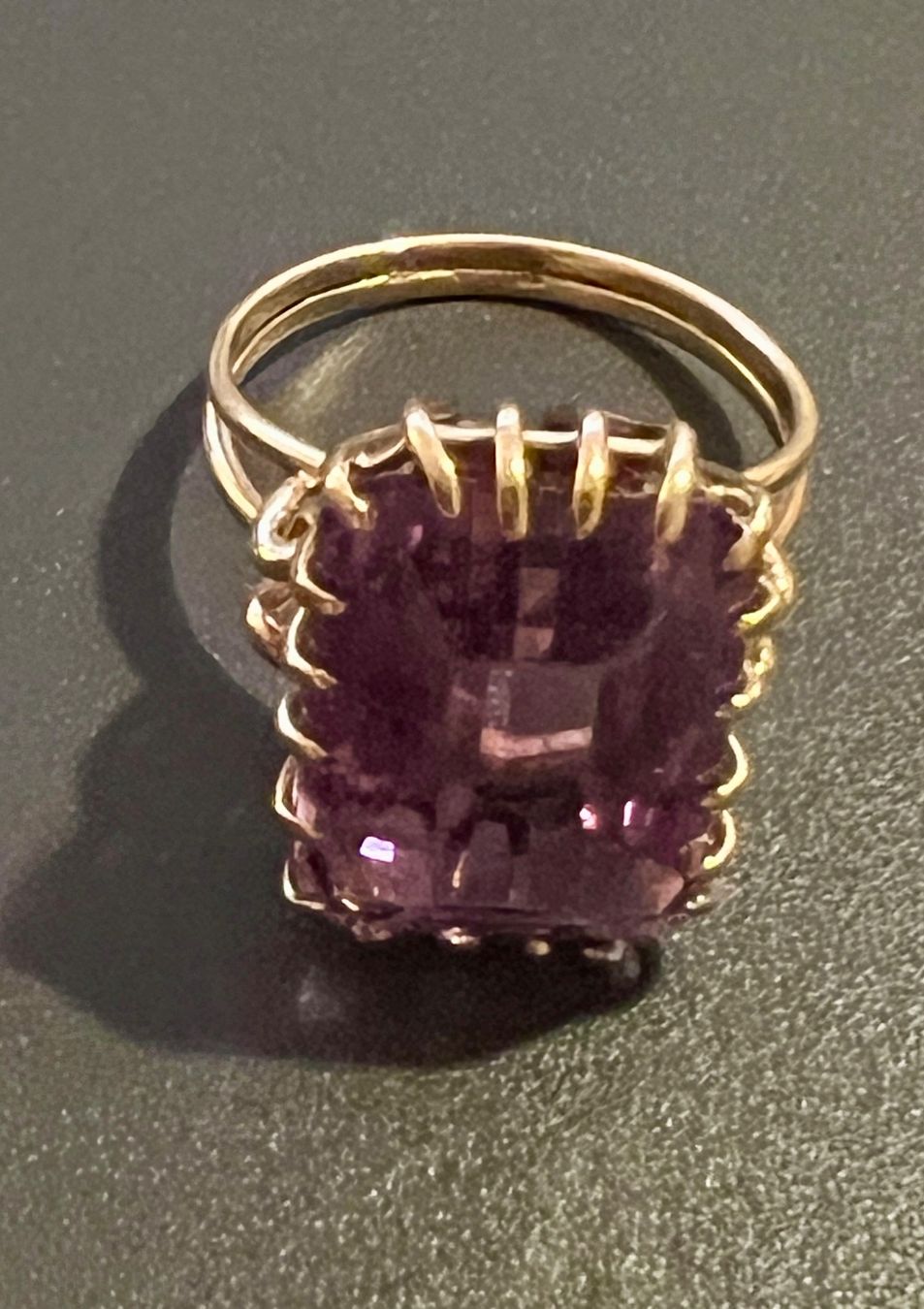 Anelli: Gold-Ring 18 K mit Amethyst – Usato da Chur venduto da Penting1935 3